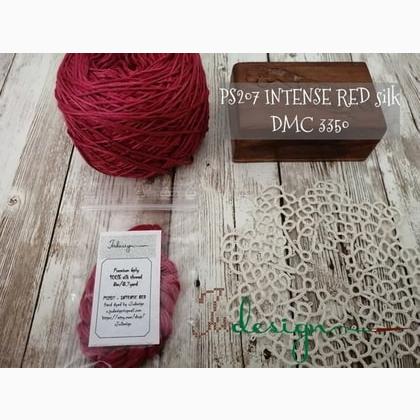 Hilo de seda - Intense Red