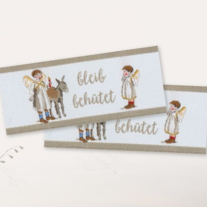 Etiqueta textil - Bleib behütet