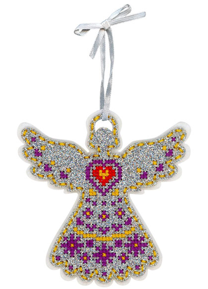 Decoración de fieltro - Angel