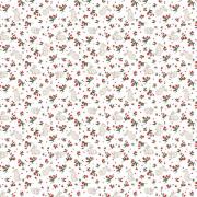 Papel de regalo de Navidad - Conejitos y bayas