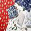 Papel de regalo de Navidad - Conejitos y bayas