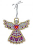 Decoración de fieltro - Angel