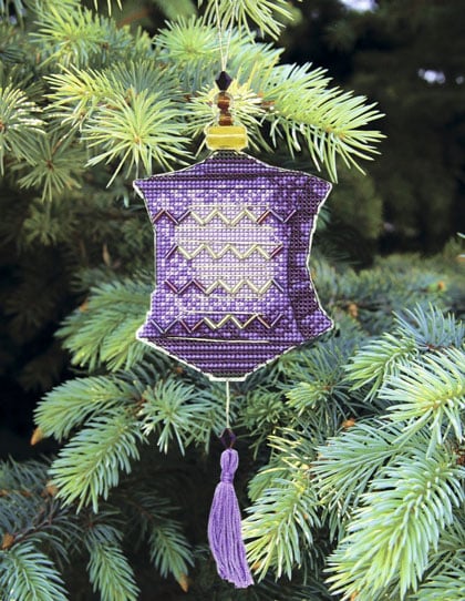 Decoración \"Linternas de colores\" - Violeta