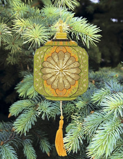 Decoración \"Linternas de colores\" - Naranja