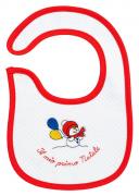 Babero - Mi primera Navidad - Muñeco de nieve con globos