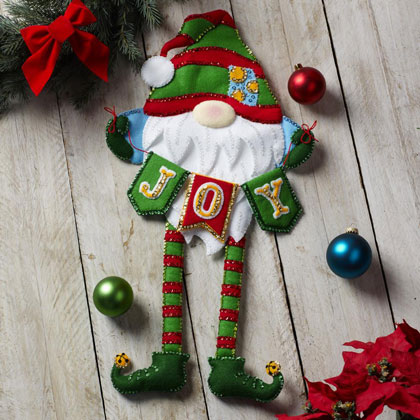 Joyful Gnome - Kit de fieltro
