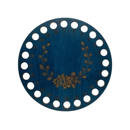 Round Mouliné Organizer - Azul