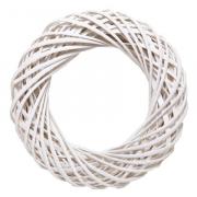 Corona de zarcillo - Blanco 25 cm.