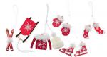 Mini Decoraciones de Invierno - Rojo