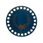 Round Mouliné Organizer - Azul