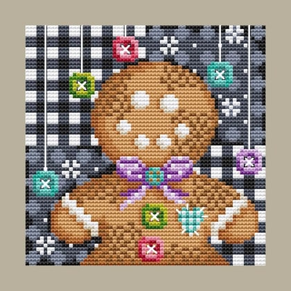Patchwork Gingerbread Man