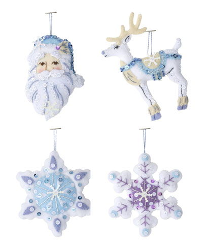 Kit de decoración de fieltro - Winter Wonderland