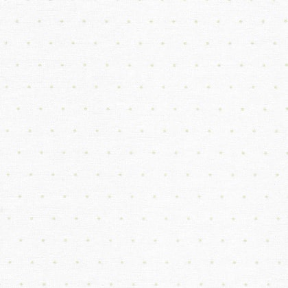 Murano Lugana 32ct. - Mini Dots - Blanco / Verde
