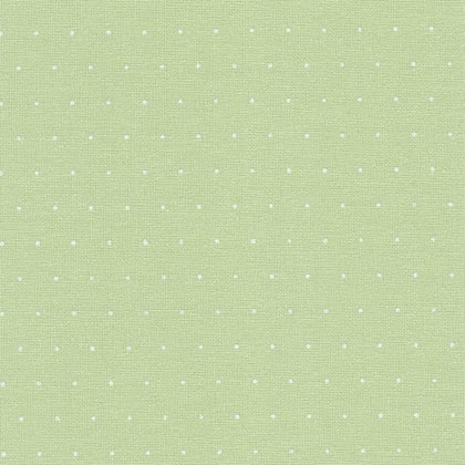 Murano Lugana 32ct. - Mini Dots - Verde / Blanco