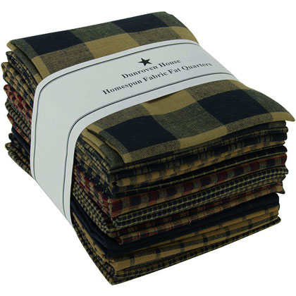 Fat Quarter Bundles - Blue Homespun