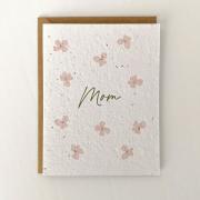 Tarjeta de felicitaciones plantable - Floral Mom