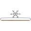 Accroche Snowflake 6"