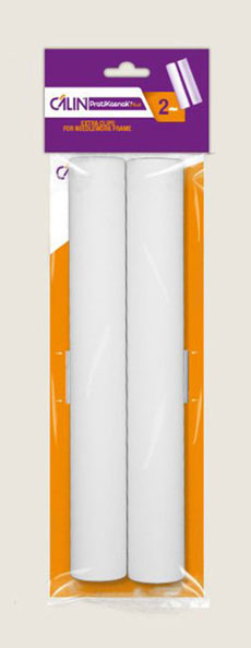 Clips dobles - Blanco - para 28 cm