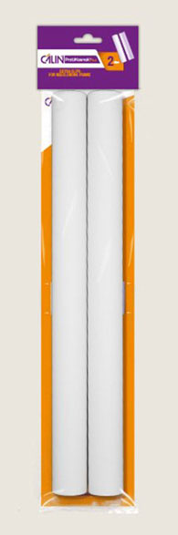 Clips dobles - Blanco - para 35,5 cm