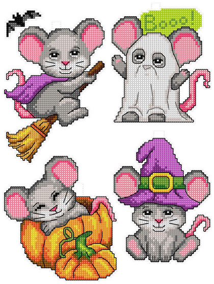 Ratones de Halloween