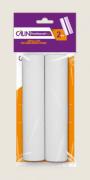 Clips dobles - Blanco - para 20 cm