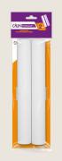 Clips dobles - Blanco - para 28 cm