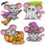 Ratones de Halloween
