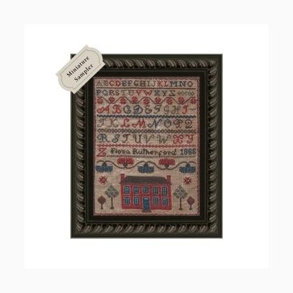 Fiona Rutherford Miniature Sampler 1866