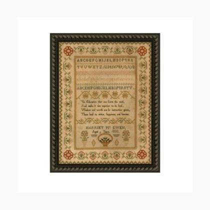 Harriet McEwen Sampler 1830