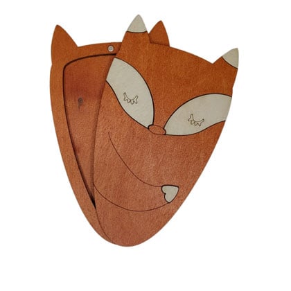 Estuche Tijeras - Zorro