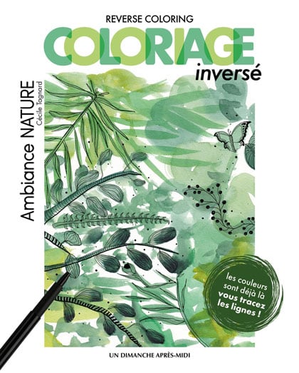 Ambiance Nature: Reverse coloring  - coloración inversa