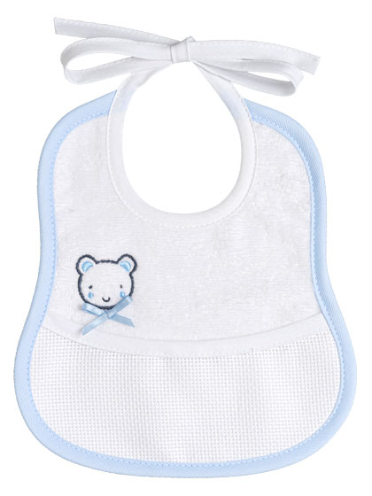 Babero - Baby Bear - Azul cielo