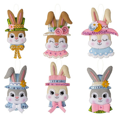Kit de decoración de fieltro - Easter Bonnet Parade