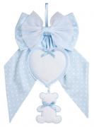 Cinta Neonato - Pois Baby Bear - Azul Cielo