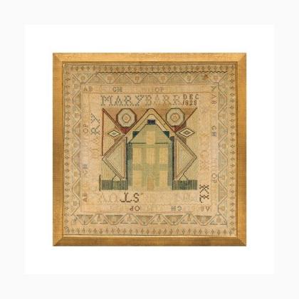 Mary Barr 1828 Sampler