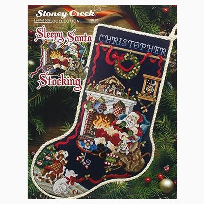 Sleepy Santa Stocking