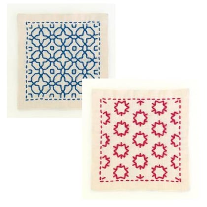 Kit Sashiko Olympus - Azul y Rojo
