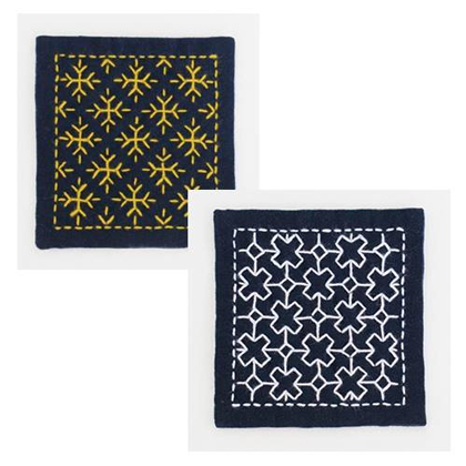 Kit Sashiko Olympus - Blanco y amarillo
