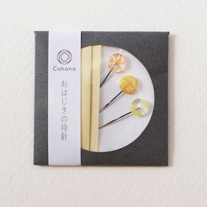 Ohajiki Sewing Pins - Amarillo