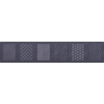 Set de 4 cuadrados de tela japonesa - Azul