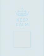 Trapo de cocina - Keep Calm - Azul Cielo