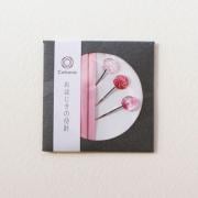 Ohajiki Sewing Pins - Rosa