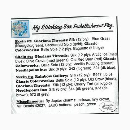 My Stitching Box Emb Pack