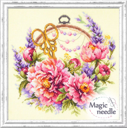 Peonies for Needlewoman