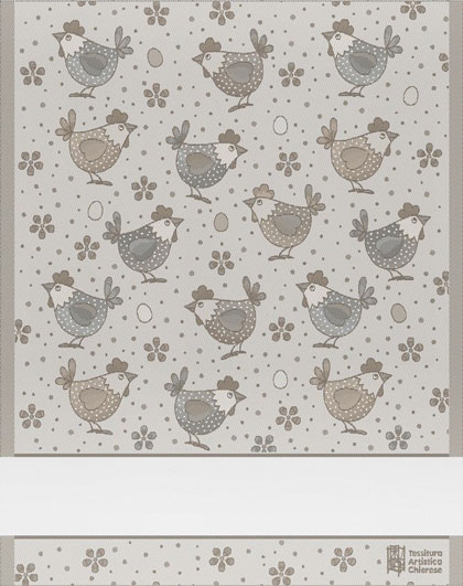 Trapo de cocina - Piumette - Ecru