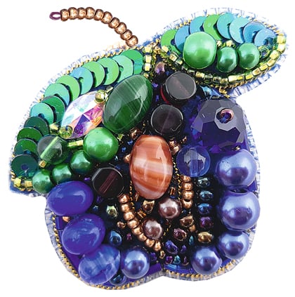 Broche - Ciruela