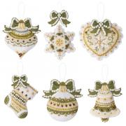 Kit de decoración de fieltro - Holiday Glitz
