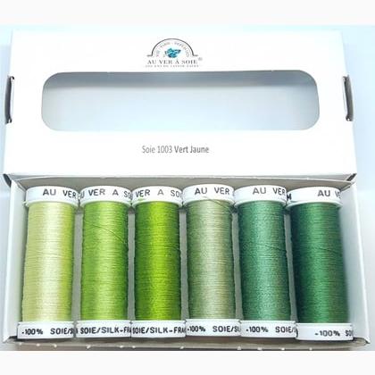 Soie 1003 - Pack 6 tonos - Verde Amarillo
