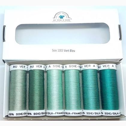 Soie 1003 - Pack 6 tonos - Verde Azul