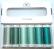 Soie 1003 - Pack 6 tonos - Verde Azul